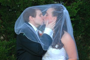 wedding kiss