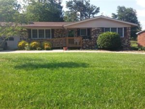 house with entrance ramp for disabled child